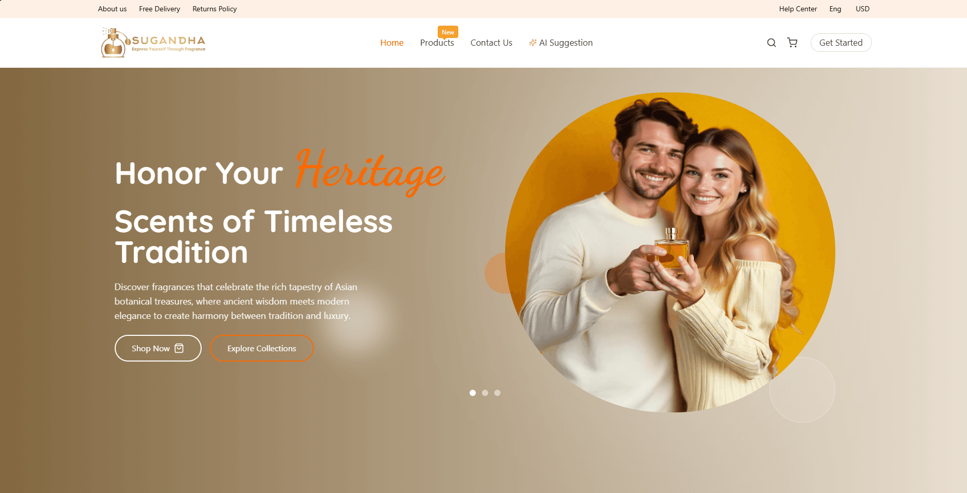 Sugandha — Perfume E-Commerce